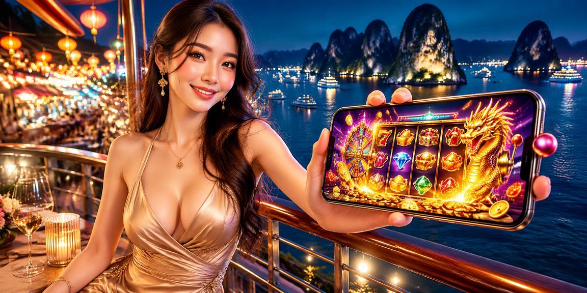 Hình ảnh trải nghiệm game slot trong dịp lễ tại Hạ Long