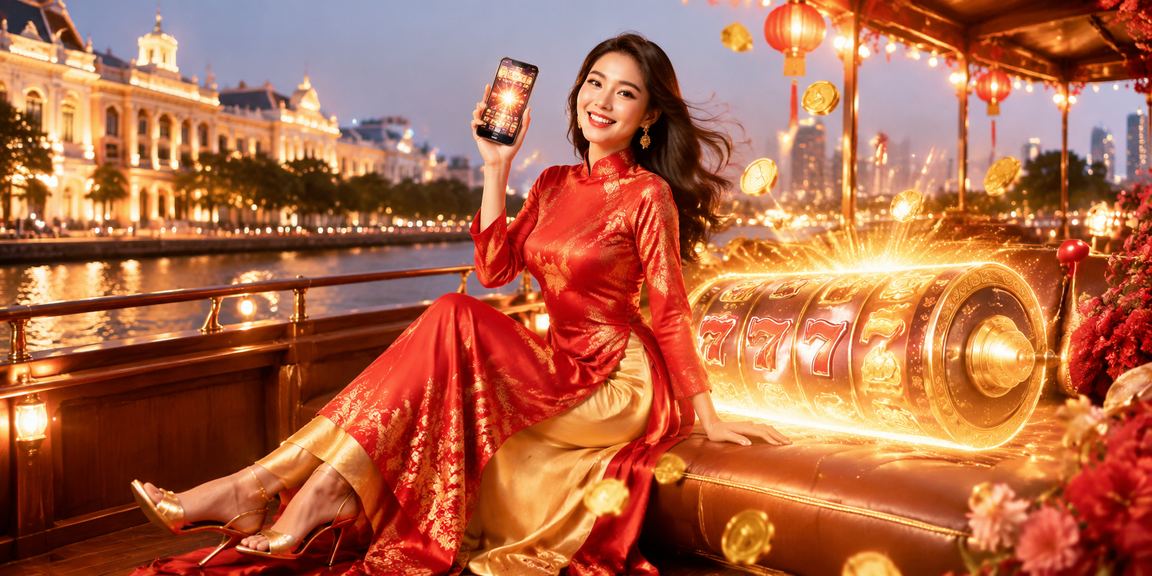 Người chơi TP.HCM nạp tiền vào 6277 qua điện thoại trong trang phục áo dài