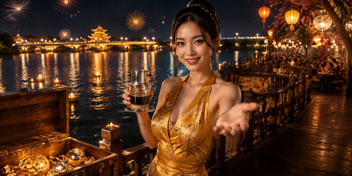 Người chơi tại Huế tra cứu thông tin cá cược trong quán cà phê buổi sáng